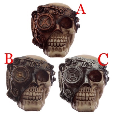 Caveira  Cabeça com Ornamento  Steampunk SK304