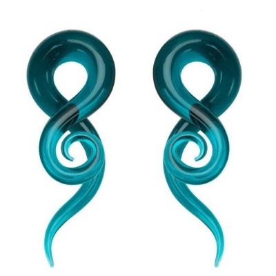 Dilatador de vidro pyrex, em espiral para orelha APE01
