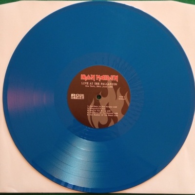 Iron Maiden – Live At The Palladium, New York, 29th June 1982 - RADIO BROADCAST -  LP, blue Vinyl - Vinil