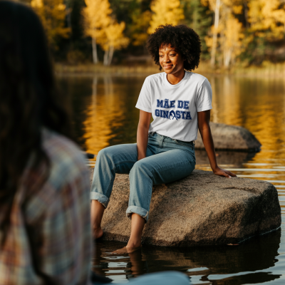 T-shirt Mãe de Ginasta