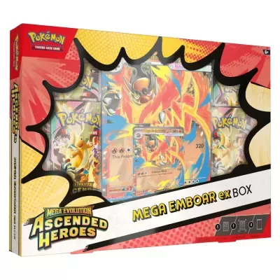 Mega Evolution – Ascended Heroes Mega Emboar ex Box
