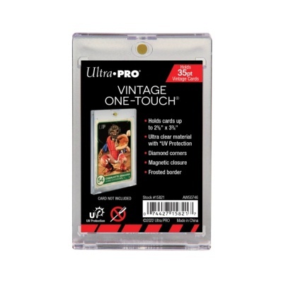 Ultra Pro - 35PT Vintage Card UV ONE-TOUCH Magnetic Holder Ultra Pro - 35PT Vintage Card UV ONE-TOUCH Magnetic Holder