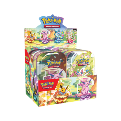 Prismatic Evolutions Mini Tin