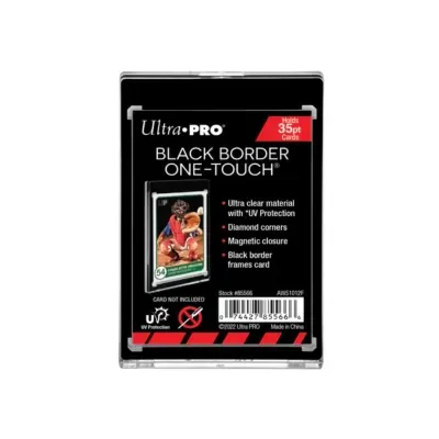 Ultra Pro - 35PT Vintage Card UV ONE-TOUCH Magnetic Holder [Black Border]