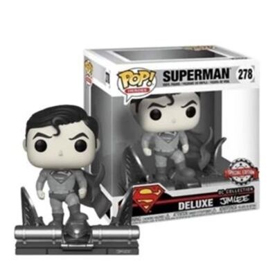 POP Tees! DC Collection By Jim Lee (Black And White) -  Superman #Special Edition