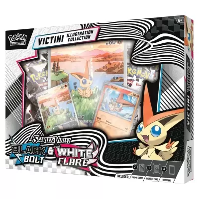 Black & White - Black Bolt & White Flare Unova Victini Illustration Collection Black & White - Black Bolt & White Flare Unova Victini Illustration Collection