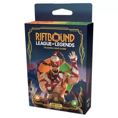 Riftbound: League of Legends TCG - Set 1 - Origins - Champion Deck - Lee Sin [PREORDER] (LER DESCRIÇÃO)