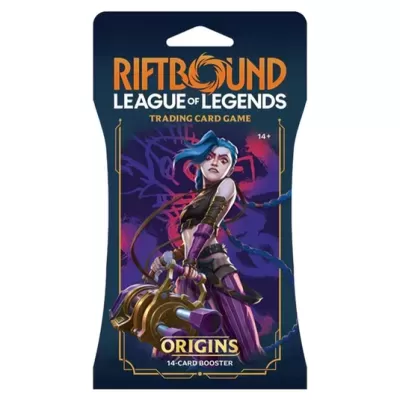 Riftbound: League of Legends TCG - Set 1 - Origins - Sleeved Booster Pack [PREORDER] (LER DESCRIÇÃO)