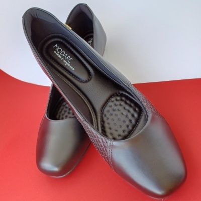 Sabrina Preta Confortável Senhora Modare