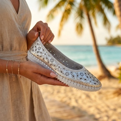 Sabrinas Confortáveis em Pele Platinum