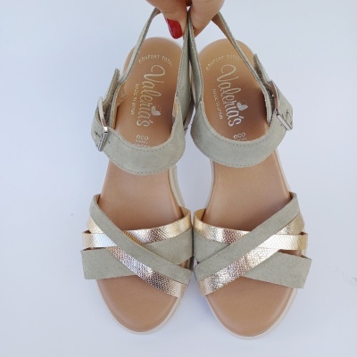 Sandália Confortável Anatómica Valéria's Salvia