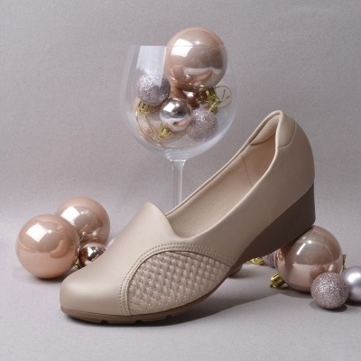 Sapato Confortável Modare Beje Sapato Confortável Modare Beje