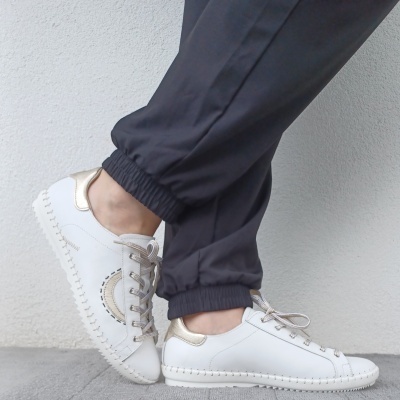 Sapatilha Confortável Pele Love Comfort Branca Sapatilha Confortável Pele Love Comfort Branca