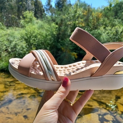 Sandália Confortável Modare Rosa