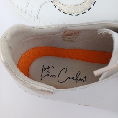 Sapatilha Confortável Pele Love Comfort Branca Sapatilha Confortável Pele Love Comfort Branca