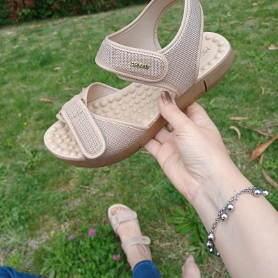 Sandália Confortável Anatómica Velcro Modare