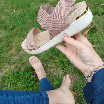 Sandália Confortável  Modare Rosa