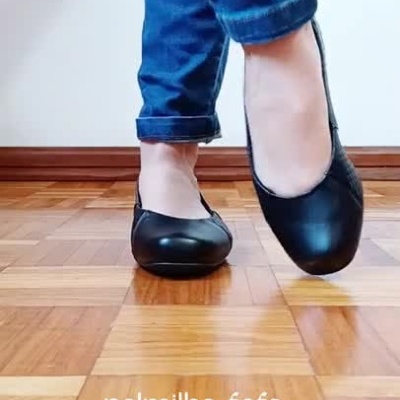 Sabrina Preta Confortável Senhora Modare