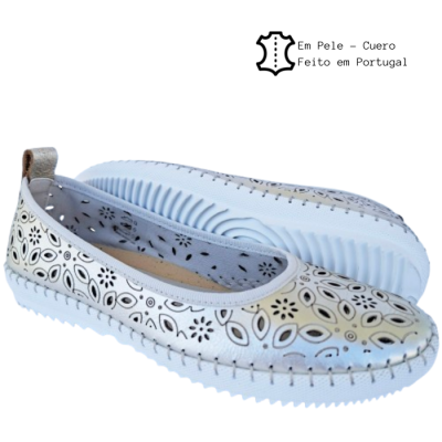 Sabrinas Confortáveis em Pele Platinum