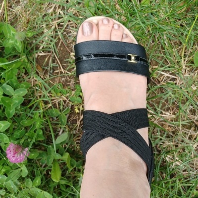 Sandália Confortável Modare Preta