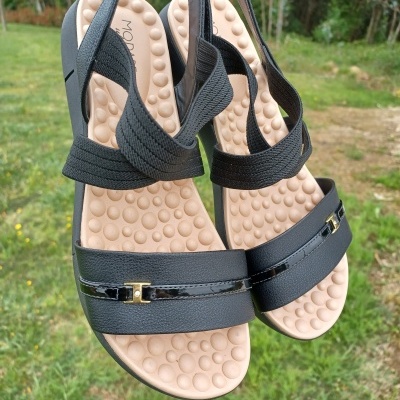 Sandália Confortável Modare Preta