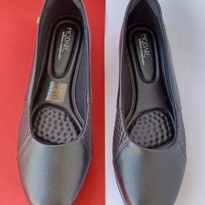 Sabrina Preta Confortável Senhora Modare