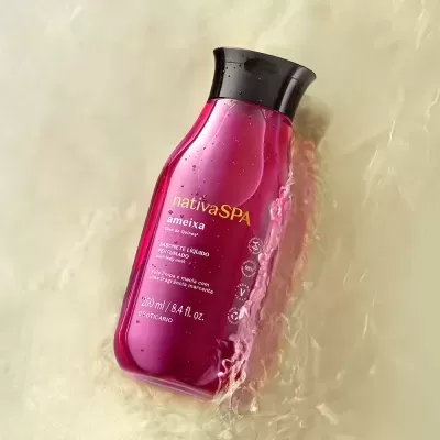 Sabonete Líquido Perfumado Nativa Spa Ameixa, 250ml
