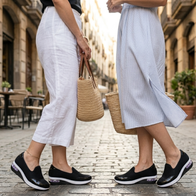 Sapatilha Confortável Senhora Modare Preta