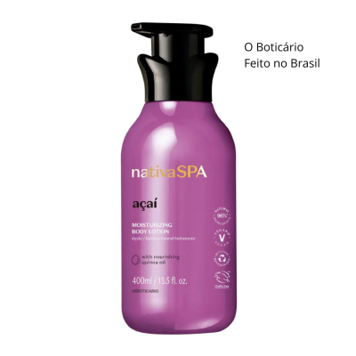 Loção Hidratante Nativa SPA Açaí, 400ml