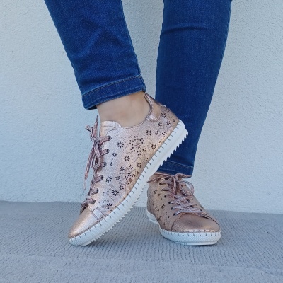 Sapatilha Confortável Pele Love Comfort Cobre Sapatilha Confortável Pele Love Comfort Cobre