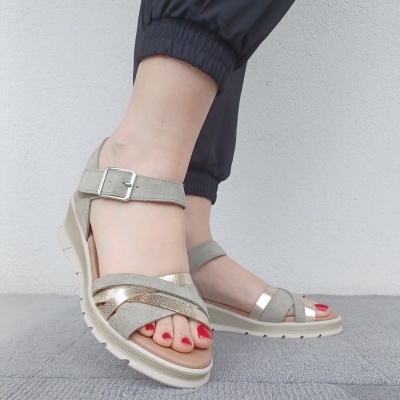 Sandália Confortável Anatómica Valéria's Salvia