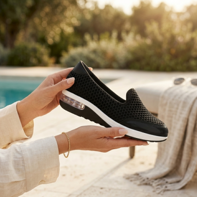 Sapatilha Confortável Senhora Modare Preta