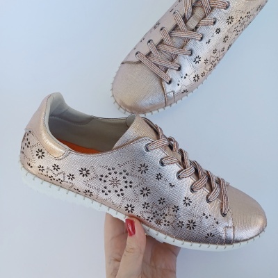 Sapatilha Confortável Pele Love Comfort Cobre Sapatilha Confortável Pele Love Comfort Cobre