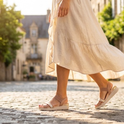 Sandália Confortável Modare Rosa