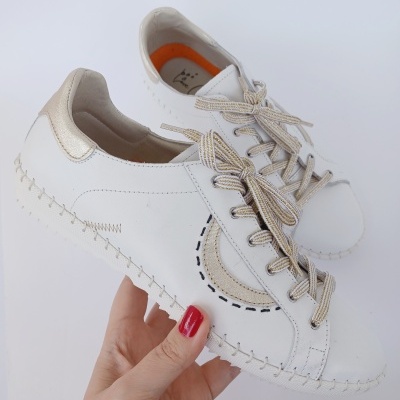 Sapatilha Confortável Pele Love Comfort Branca Sapatilha Confortável Pele Love Comfort Branca