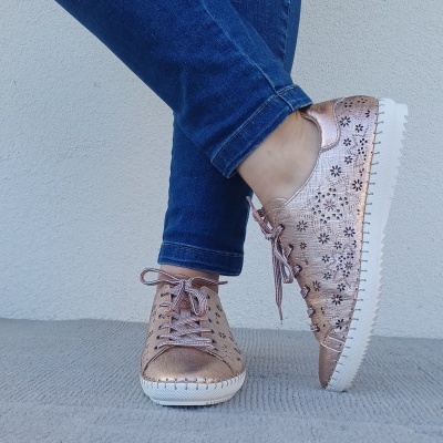 Sapatilha Confortável Pele Love Comfort Cobre Sapatilha Confortável Pele Love Comfort Cobre