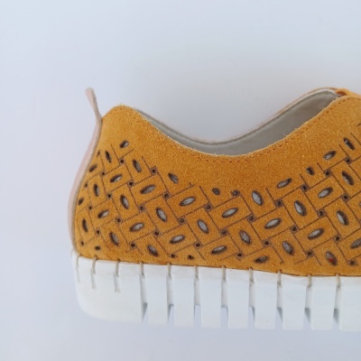 Sapatilha Confortável Pele Love Comfort Laranja (pés magros) Sapatilha Confortável Pele Love Comfort Laranja (pés magros)