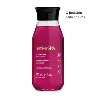 Sabonete Líquido Perfumado Nativa Spa Ameixa, 250ml