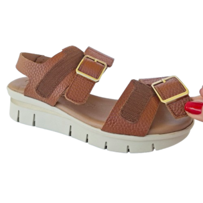 Sandália Confortável Anatómica Castanha Valéria's