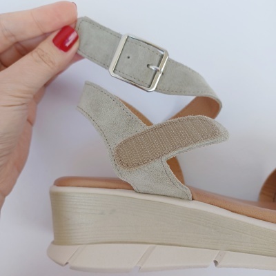 Sandália Confortável Anatómica Valéria's Salvia