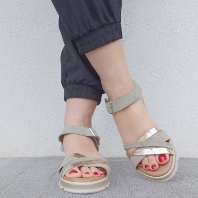 Sandália Confortável Anatómica Valéria's Salvia