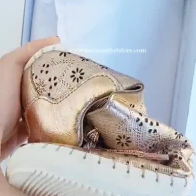 Sapatilha Confortável Pele Love Comfort Cobre