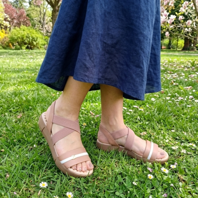 Sandália Confortável Modare Rosa