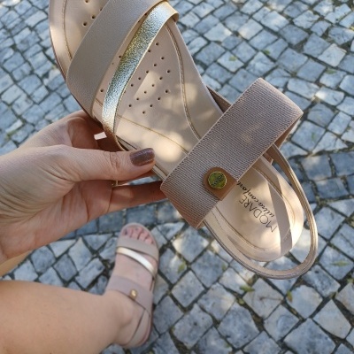 Sandália Confortável Modare Beje