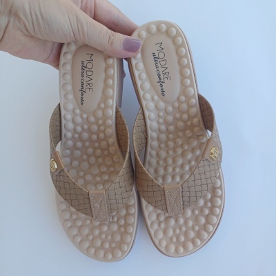 Chinelo Dedos Modare Beje Chinelo Dedos Modare Beje