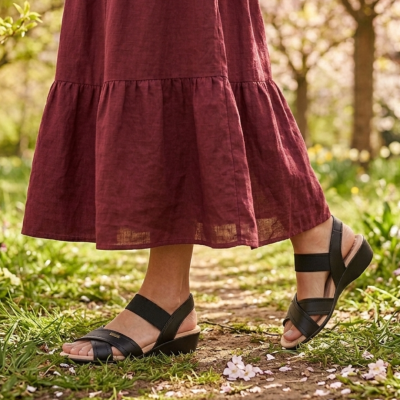 Sandália Confortável Modare Preta