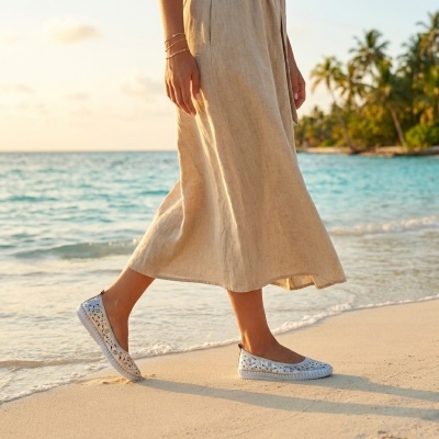 Sabrinas Confortáveis em Pele Platinum