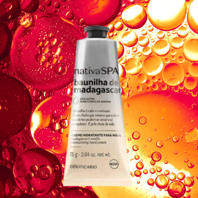 Creme de Mãos Nativa Spa Baunilha de Madagascar, 75g