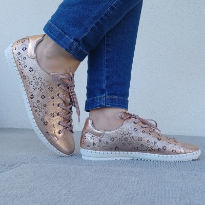 Sapatilha Confortável Pele Love Comfort Cobre Sapatilha Confortável Pele Love Comfort Cobre