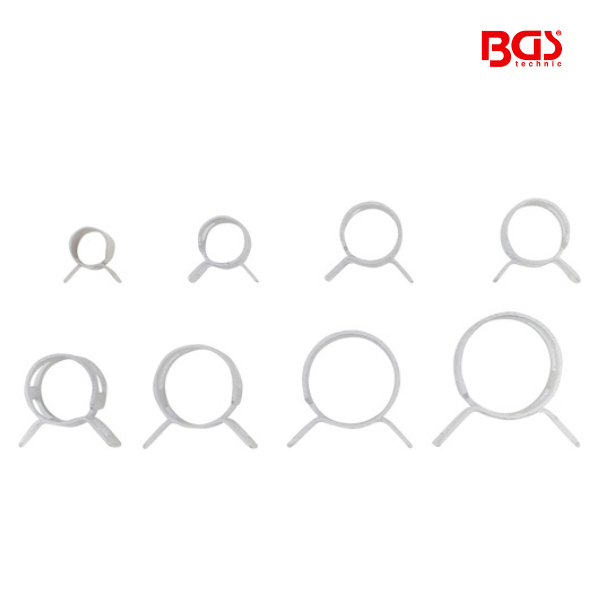 Conjunto de abraçadeiras de mola Ø 6,5 - 18 mm | 80 peças